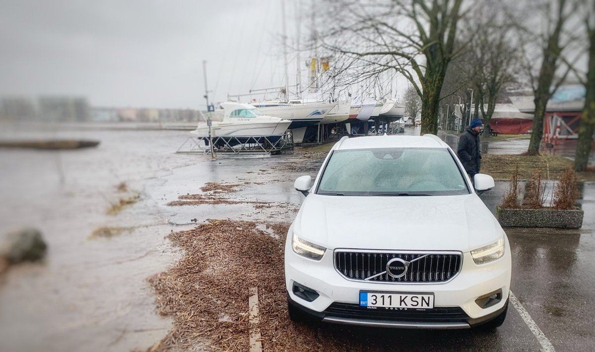 Kuigi vesi oli Pärnus eile kõrgel, jäi kriitiline piir ületamata