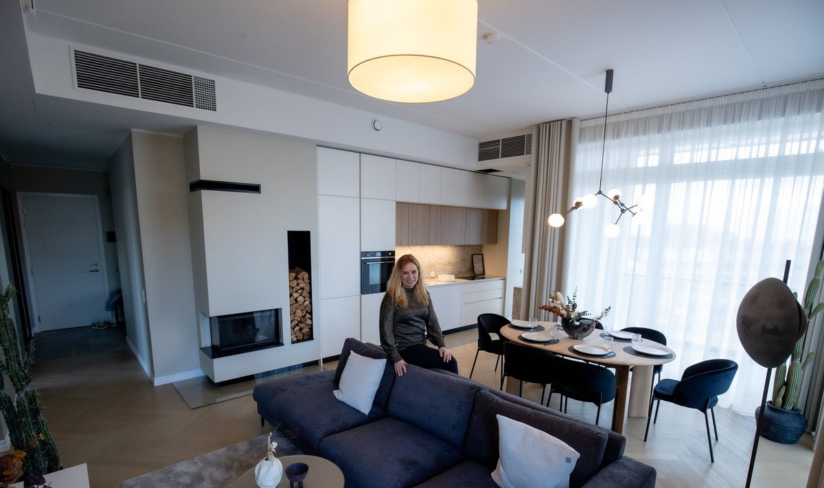 Merko Ehituse müügijuhil Kristin Pedajasel on näidata „vaid” 570 000 eurot maksev korter. Kõik kallimad korterid on Eesti suurimal kinnisvaraarendajal juba müüdud.