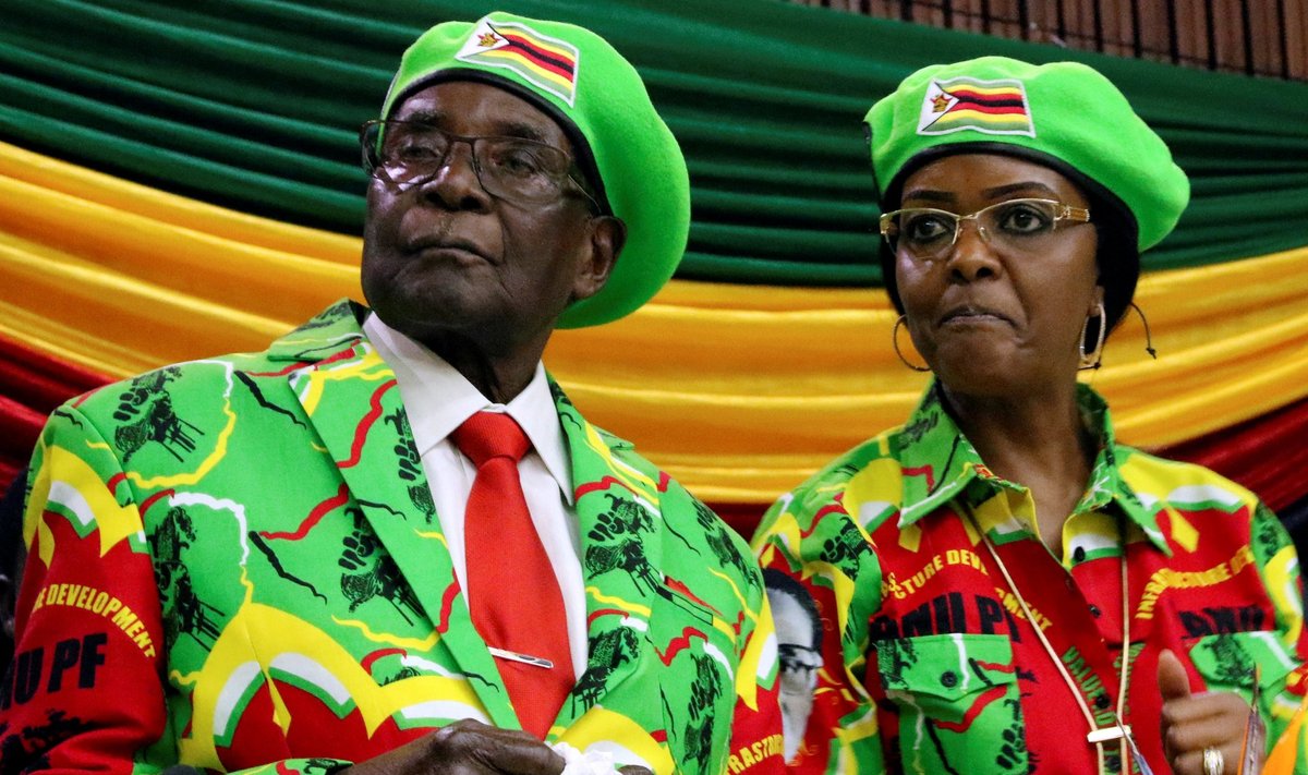Robert Mugabe abikaasa Grace’iga