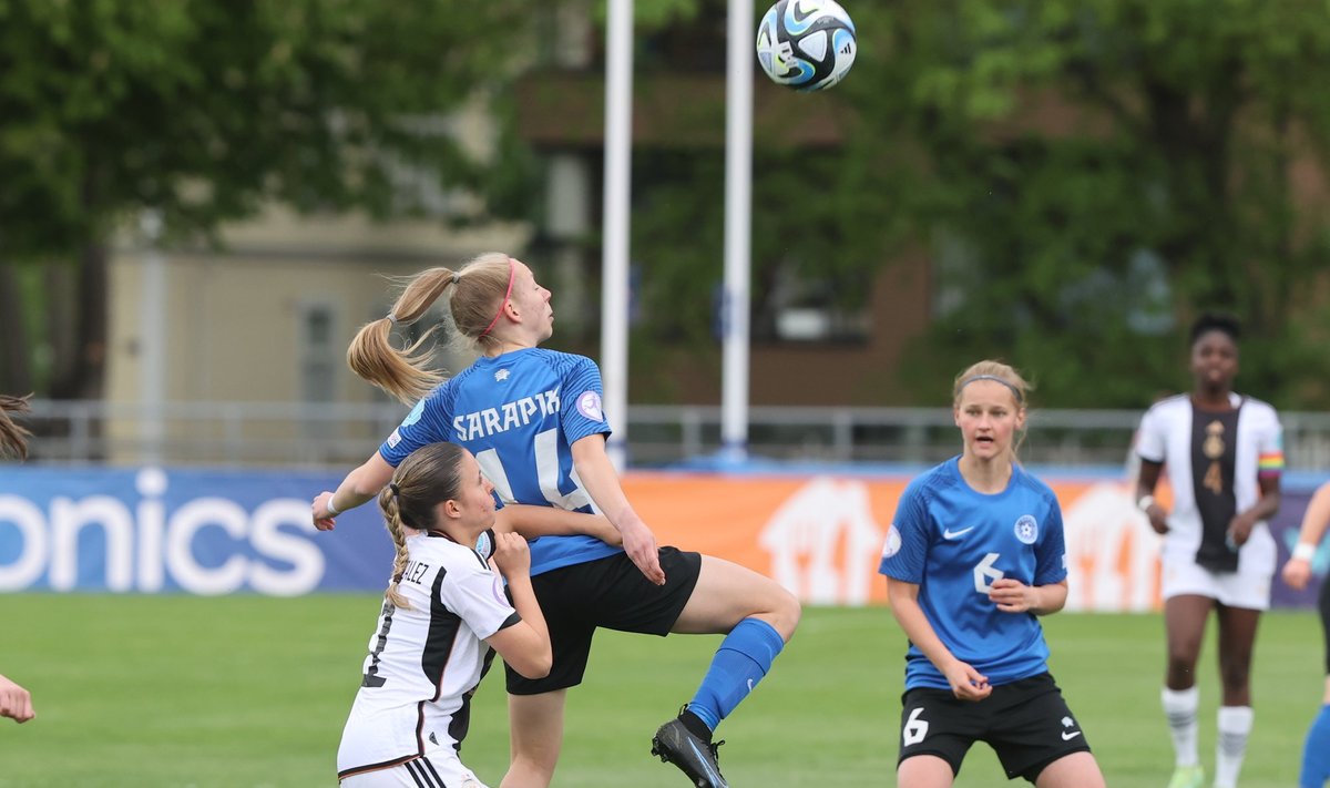 Eesti - Saksamaa jalgpall U17 EM