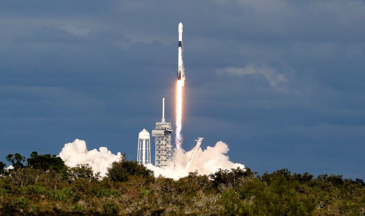 Falcon 9 õhku tõusmas, pardal ka eestlaste loodud tehnoloogia