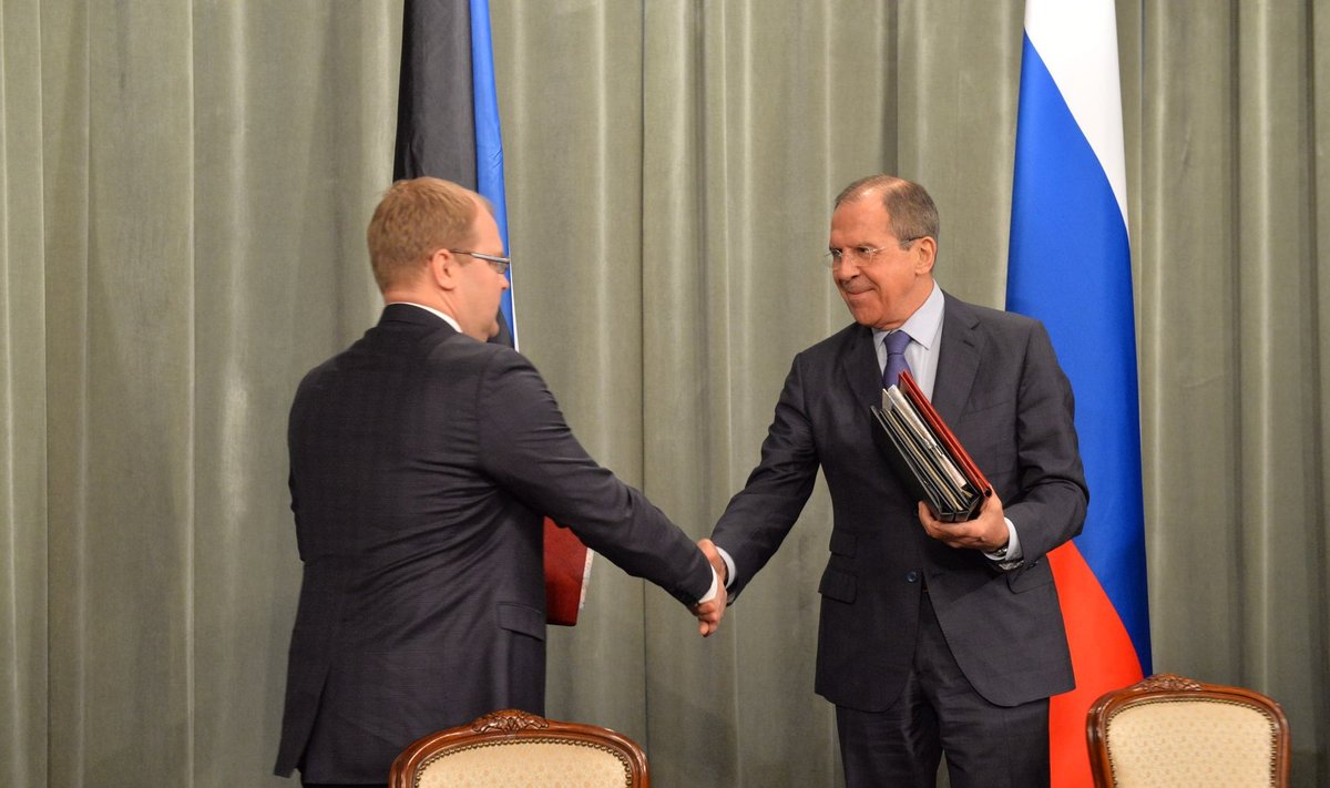 Eesti ja Venemaa vahelise piirilepingu allkirjastamine 2014. aastal