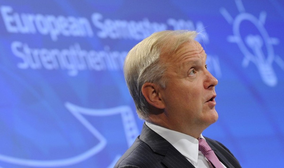 Euroopa Komisjoni majandus- ja rahaküsimuste ning euro eest vastutav asepresident Olli Rehn.