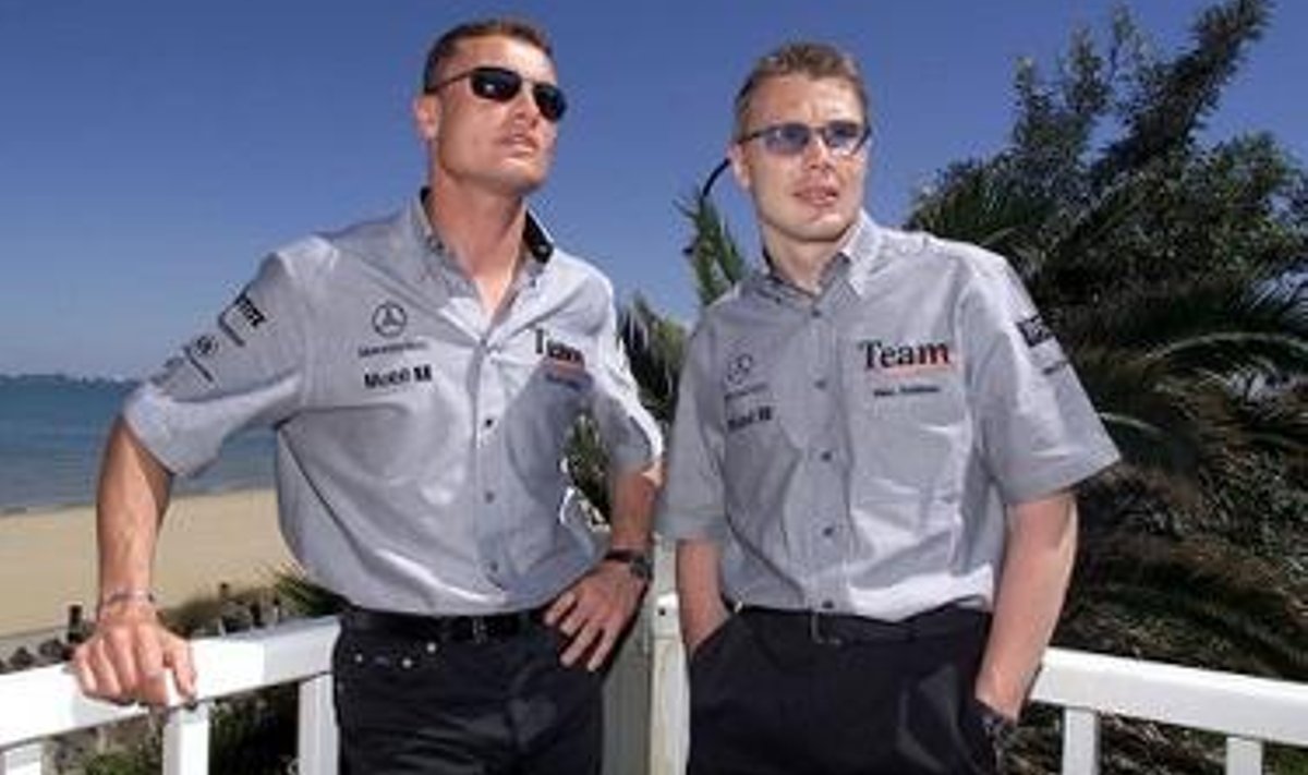 McLareni piloodid David Coulthard ja Mika Häkkinen
