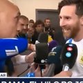 FOTOD | Lionel Messi šokeeris ajakirjanikku, kui näitas talle enda jalgpallisaapa sisu