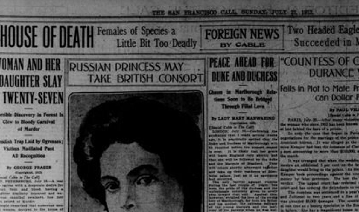 Artikli kõrval oleval fotol pole siiski mõrvar, vaid Vene printsess. https://chroniclingamerica.loc.gov