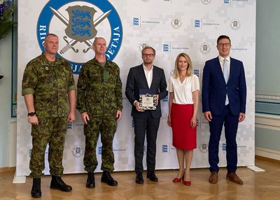 Cybernetica sai sel aastal Kaitseliidu teenetemärgi.