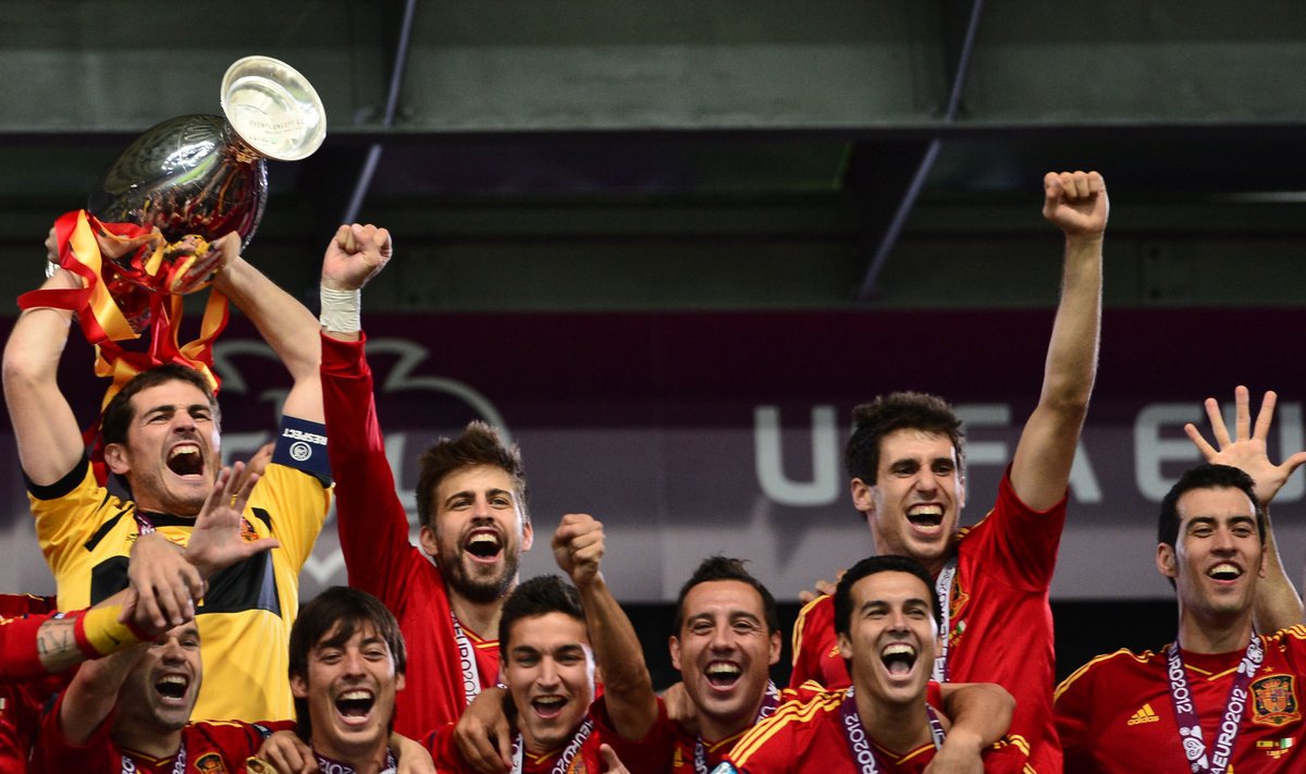 Hispaania jalgpallikoondis 2012. aasta EM-i karikaga.