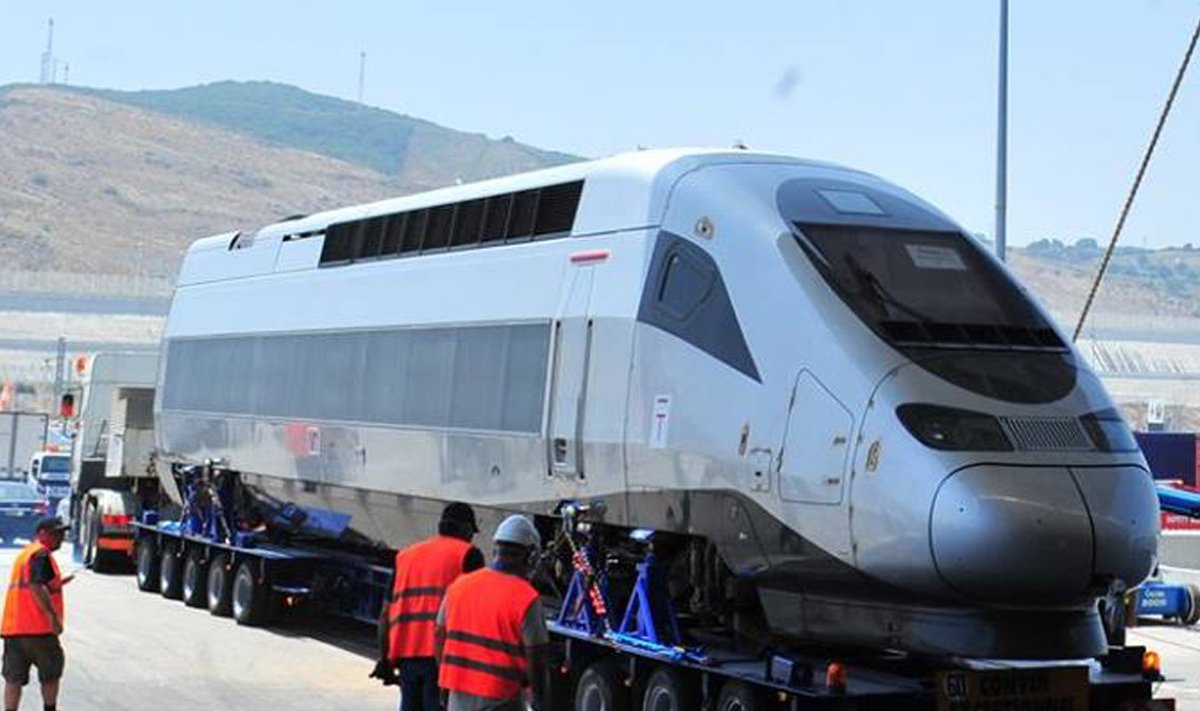 Kiirrong jõudis Prantsusmaalt Tangeri. Foto: ONCF