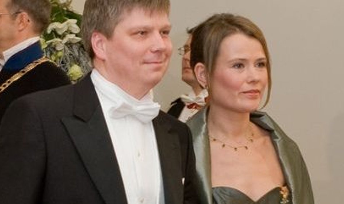 Regionaalminister Siim-Valmar Kiisler abikaasaga