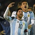 Lionel Messi kübaratrikk viis raskes seisus Argentina MMile