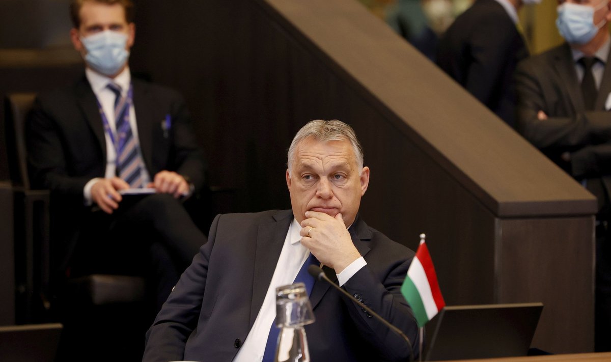 Üksi „vastase“ tagalas. Viktor Orbán mullu veebruaris NATO tippkohtumisel