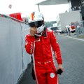 Liidrikohalt valusa eksimuse teinud Sebastian Vettel kaotas enesevalitsuse