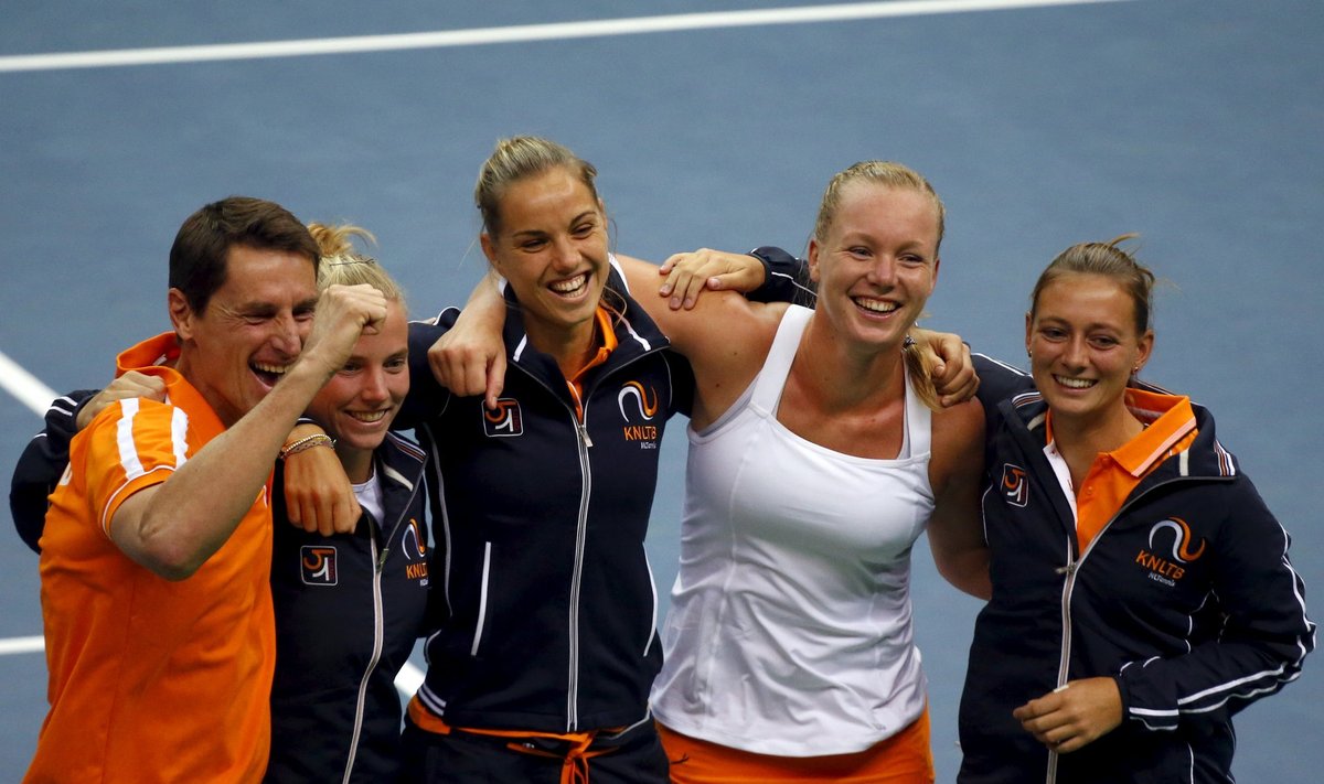 Hollandi võidukas Fed Cupi naiskond.