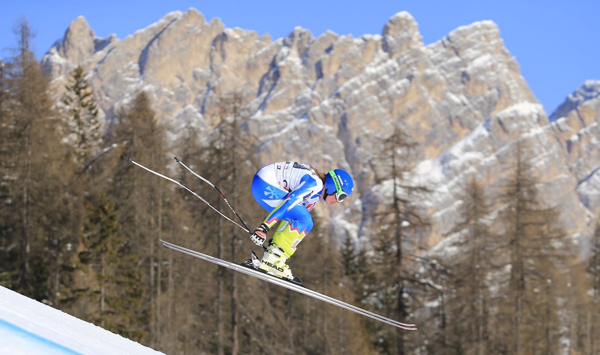 Cortina d'Ampezzo kiirlaskumise etapp.