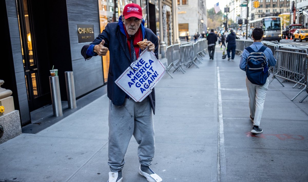 Üle poole New Yorgist hääletas küll Donald Trumpi vastu, ent leidub ka neid, kes tähistavad võitu.