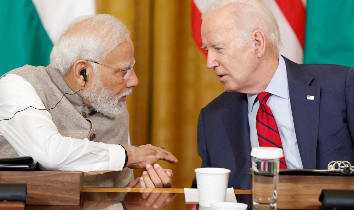 India peaminister Narendra Modi ja USA president Joe Biden