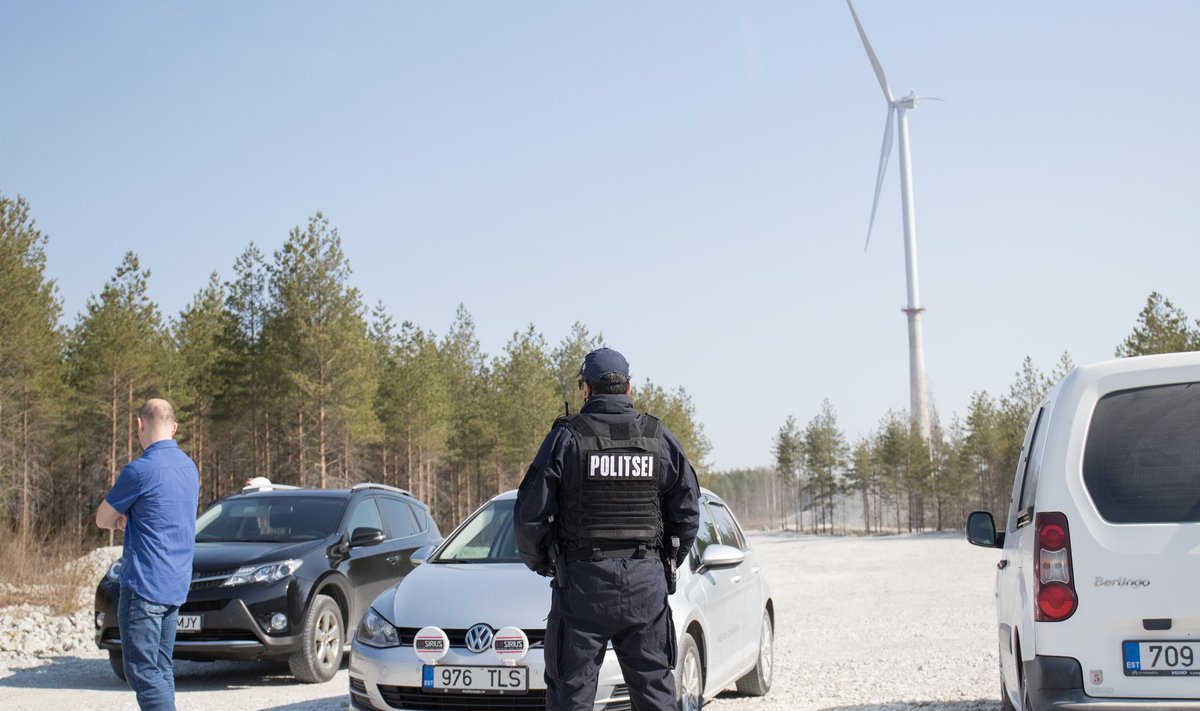 Politseivalve Aidu tuulepargis