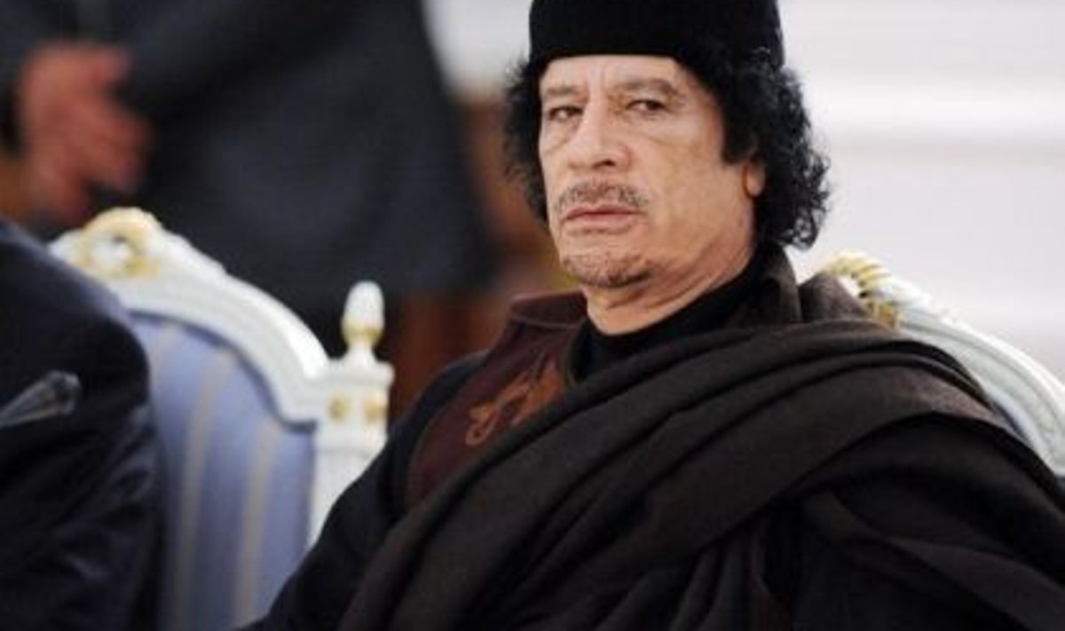 Liibüa riigipea septembrirevolutsiooni juht kolonel Muammar Gaddafi 