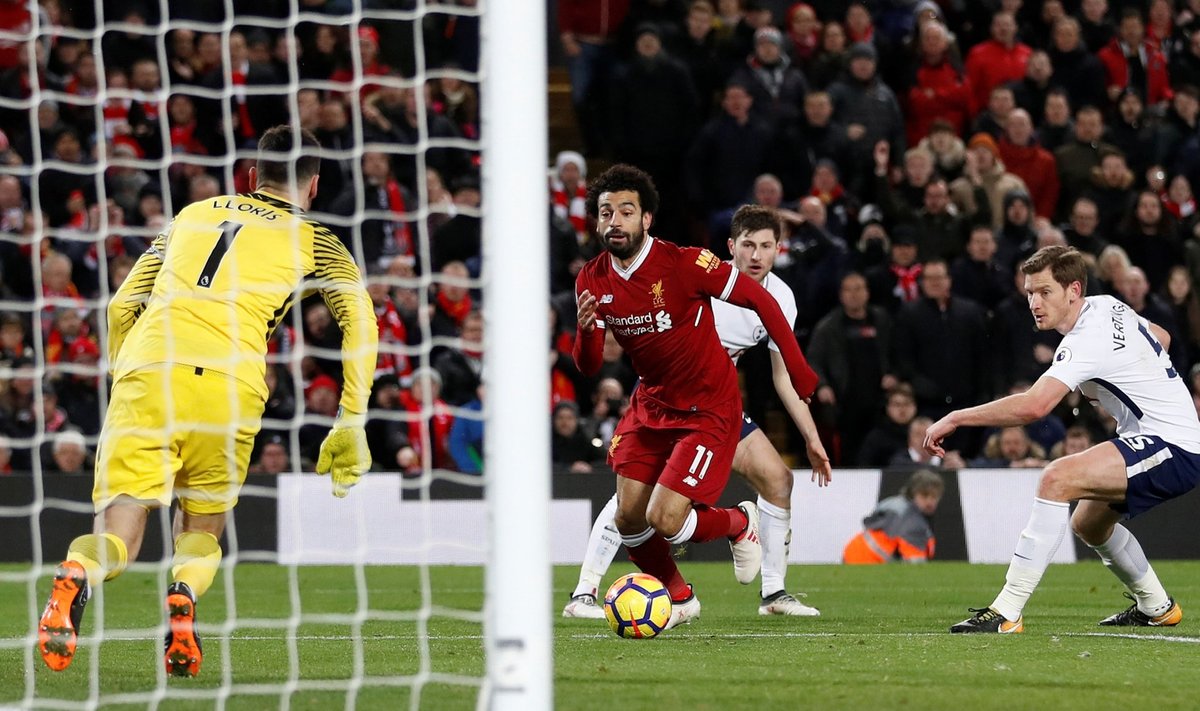 Mohamed Salah lõi kaks väravat, kuid Liverpool pidi ikkagi leppima viigiga.