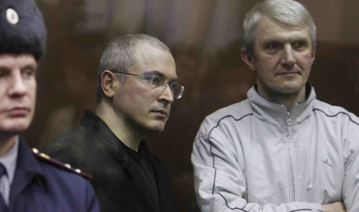 Mihhail Hodorkovski ja tema äripartner Platon Lebedev
