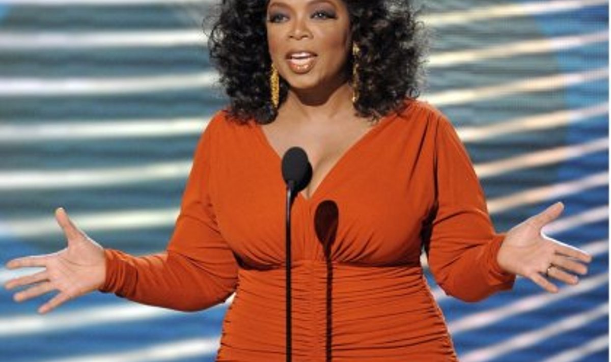 Oprah Winfrey opens the 60th Primetime Emmy Awards Sunday, Sept. 21, 2008, in Los Angeles. 