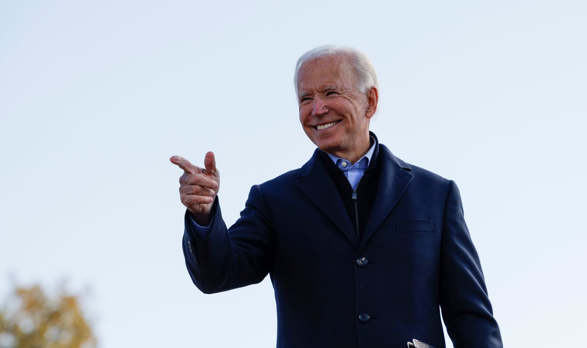 USA presidendikandidaat Joe Biden möödunud nädalal valimistel olulist rolli mängivas Iowa osariigis kampaaniaüritusel.