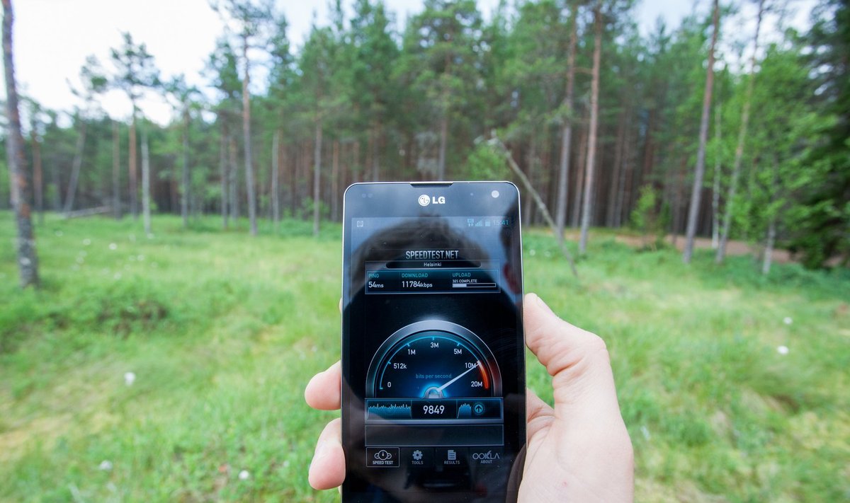 4G test Eesti looduses