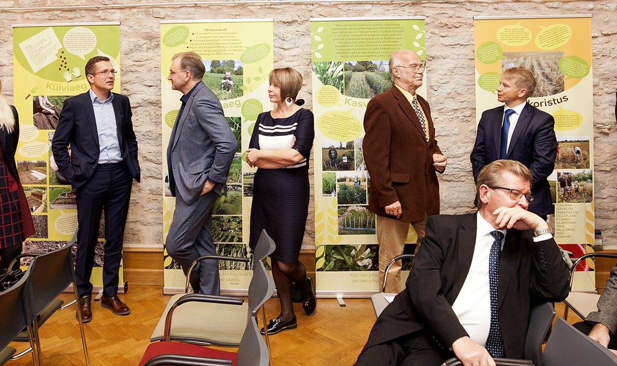 Põllumeeste aastakonverents Riigikogu konverentsisaalis.