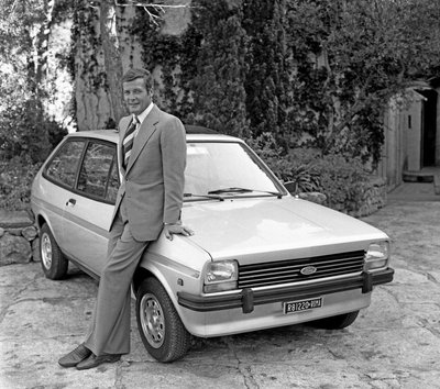Ford Fiesta 1. põlvkond, mida uhkelt tutvustas ka mr. Bond. James Bond. Näitlejanimega Roger Moore