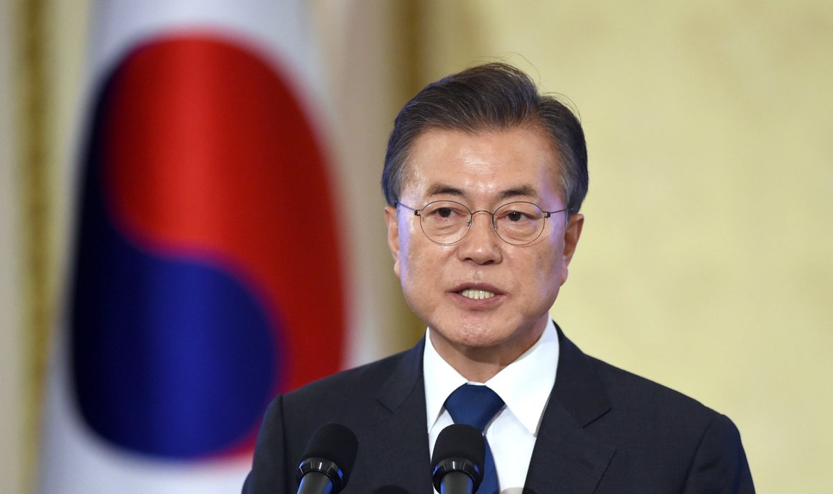 Lõuna-Korea president Moon Jae-in 