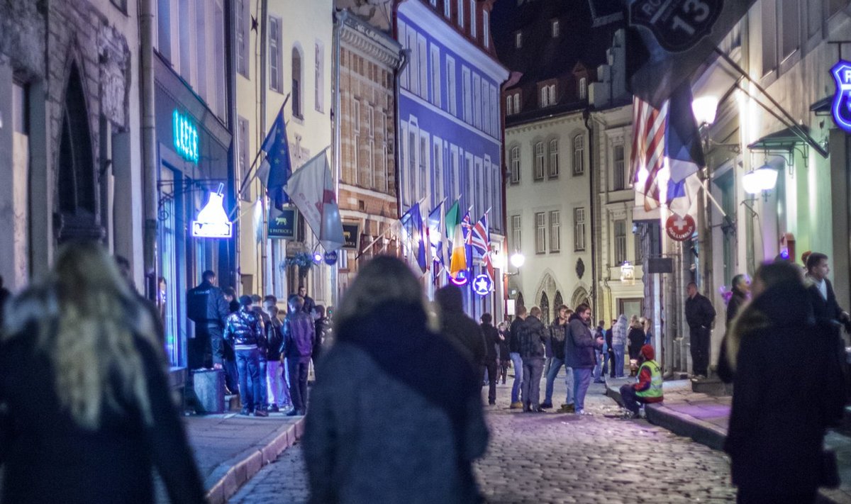 Tallinna vanalinn öösel