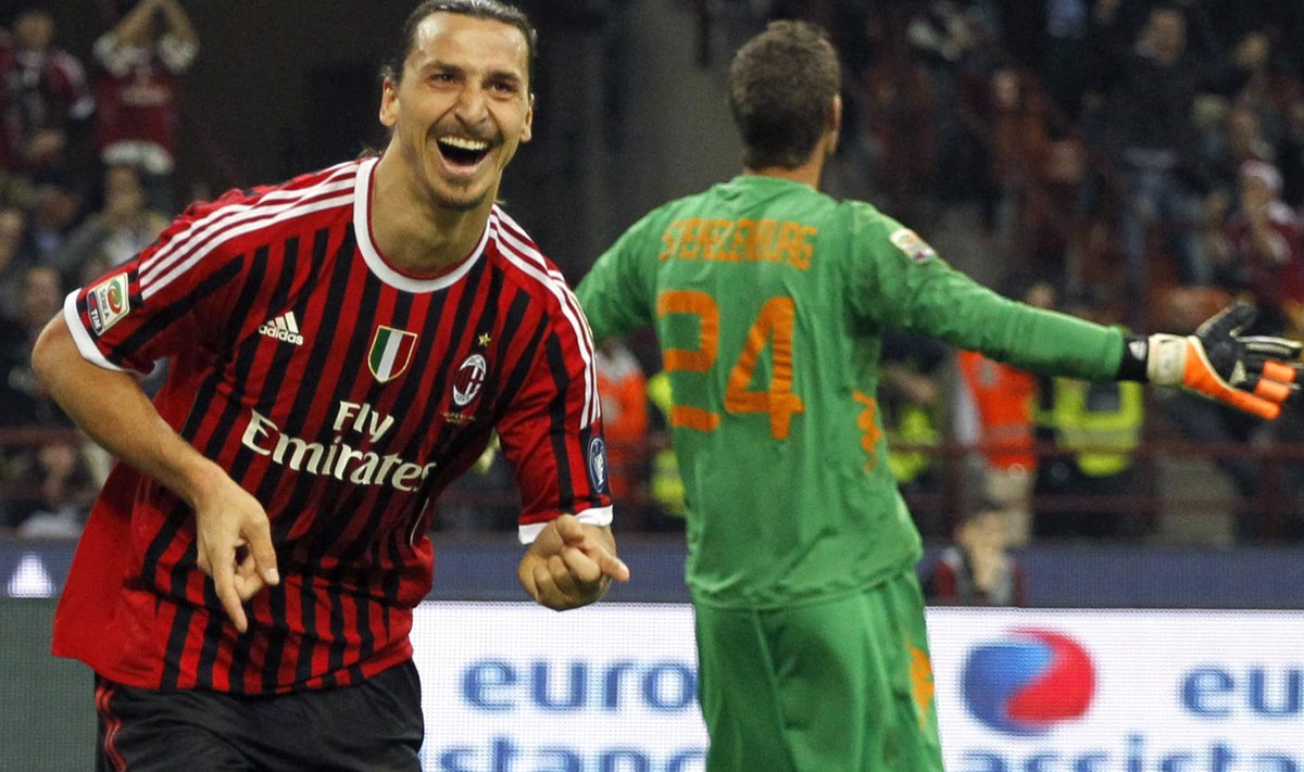 Kevad 2012. Zlatan Ibrahimovic on Milani särgis taas vastaste väravavahi üle mänginud.