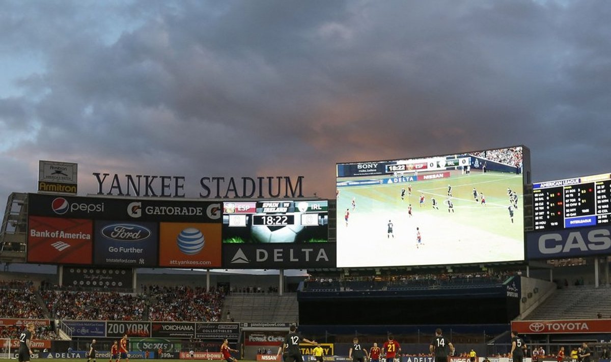 Hispaania-Iirimaa Yankee staadionil.