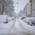 Münchenis sadas nädalavahetusel maha 20 aasta suurim kogus lund, mistõttu tühistati sadu lende