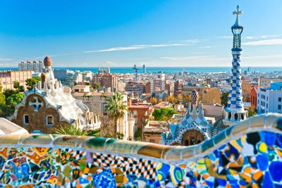 Park Guell Barcelonas, Hispaanias