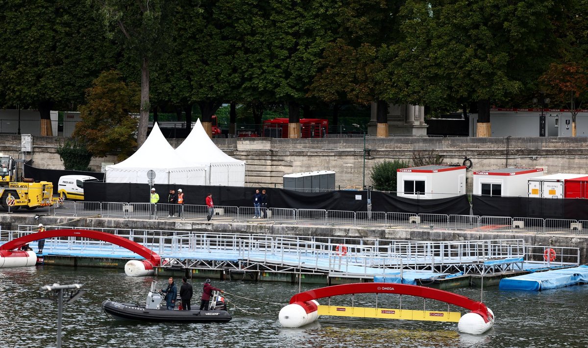 Seine jõel toimuma pidanud avaveeujumise võistlus jäi veereostuse tõttu ära.