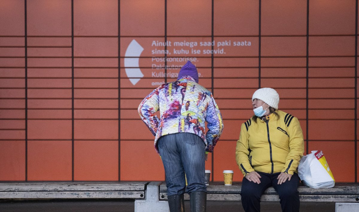 Maskide kandmine Balti jaama piirkonnas