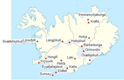 Islandi aktiivsemad vulkaanid
