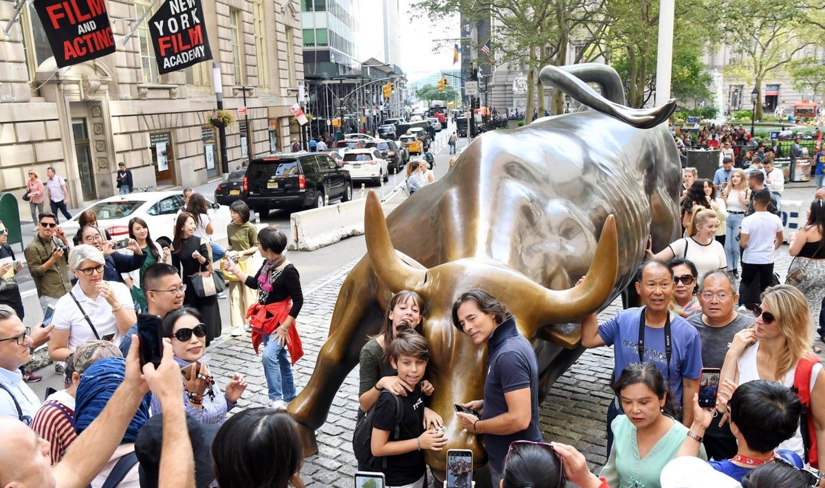 Börsi sümboliks kujunenud New Yorgis asuv skulptuur