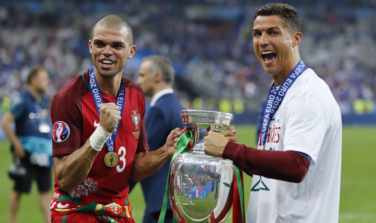 Pepe ja Cristiano Ronaldo