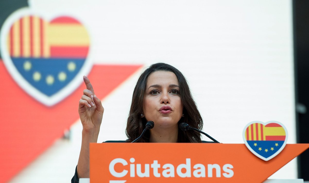 Ciudadanose esinumber Inés Arrimadas lubab võimule saades etnilised tülid saja päevaga leevendada.