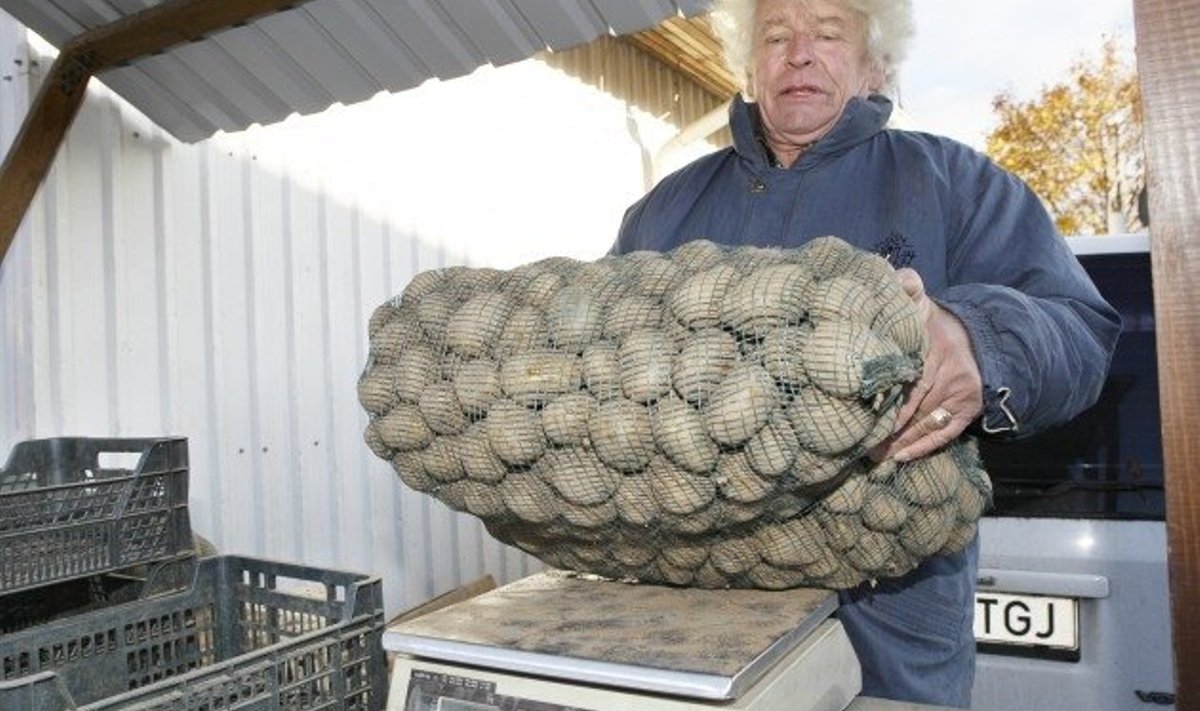 Kuigi Venemaal on kartulipuudus, ei kavatse Vello Lepp oma saaki sinna saata, vaid jääb Tartu turul müümise juurde.