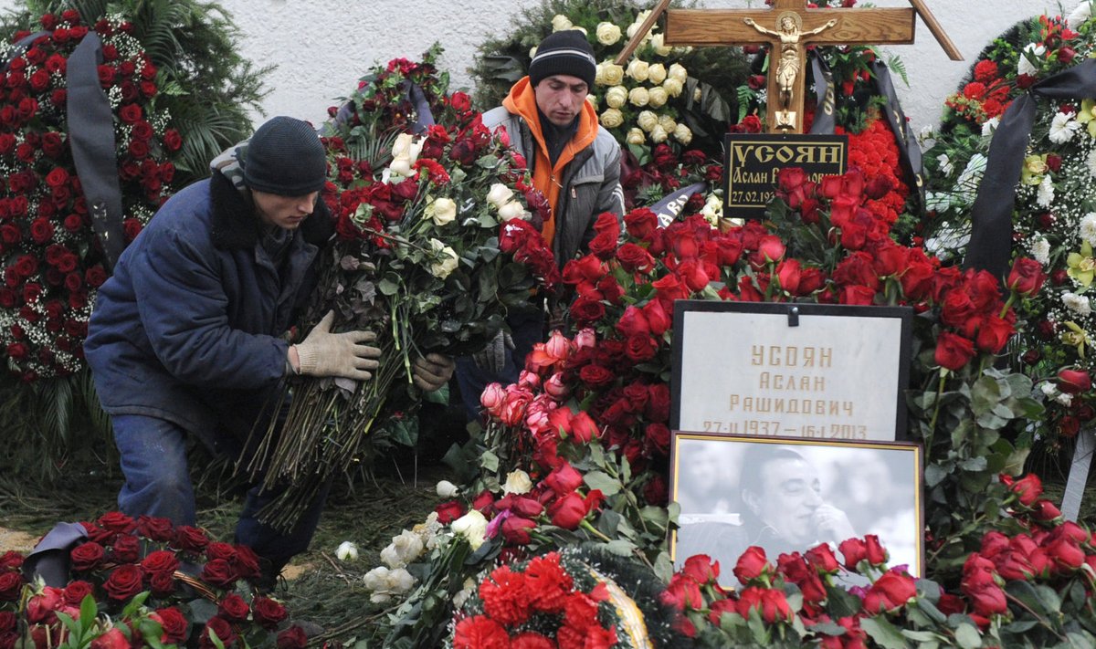 Vanake Hasani matused Moskvas aastal 2013. 