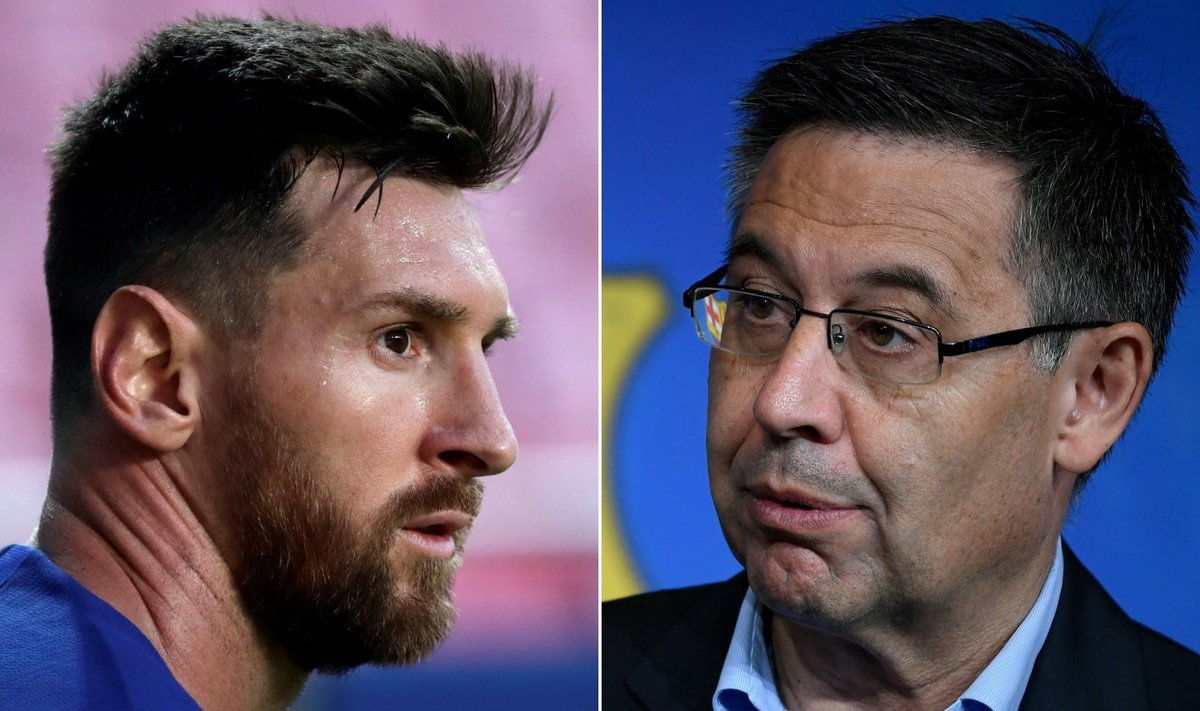 Lionel Messi ja Josep Maria Bartomeu