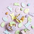 RETSEPT ja TÄPNE JUHEND | Tõeliselt nunnud pastelltoonides mandliküpsised ja martsipanimunad munadepühade tähistamiseks