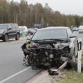 FOTOD | Tartu lähedal põrkasid kokku kolm autot, õnnetuses keegi kannatada ei saanud