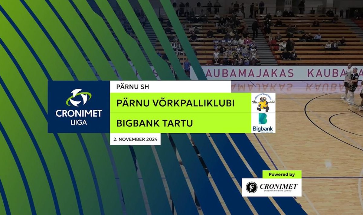 Võrkpall: PÄRNU Võrkpalliklubi - BIGBANK Tartu