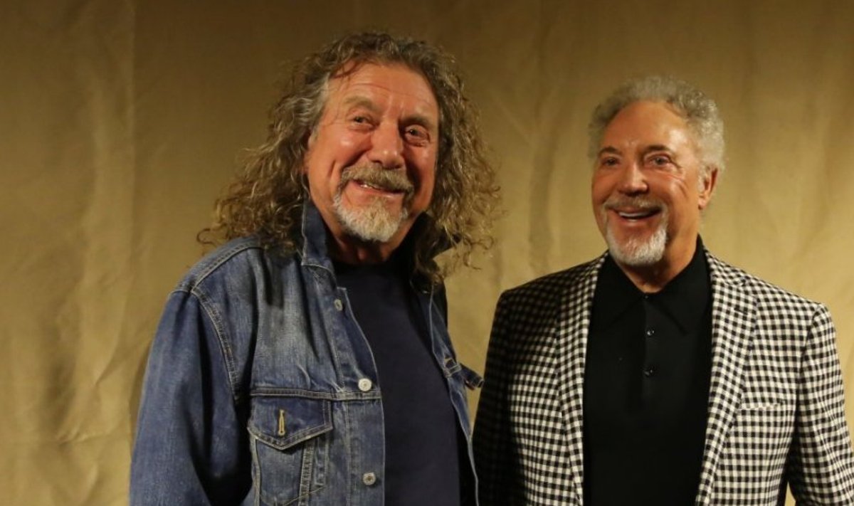 Robert Plant ja Tom jones kohtusid Saku Suurhallis