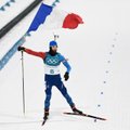 FOTOD | Võimas Fourcade tõusis kaheksandalt kohalt olümpiakullale, Ermits ja Lessing ebaõnnestusid